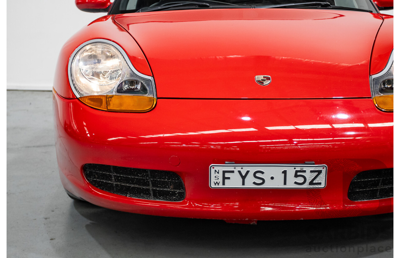 12/1998 Porsche Boxster 2d Roadster Rosso Red 2.5L