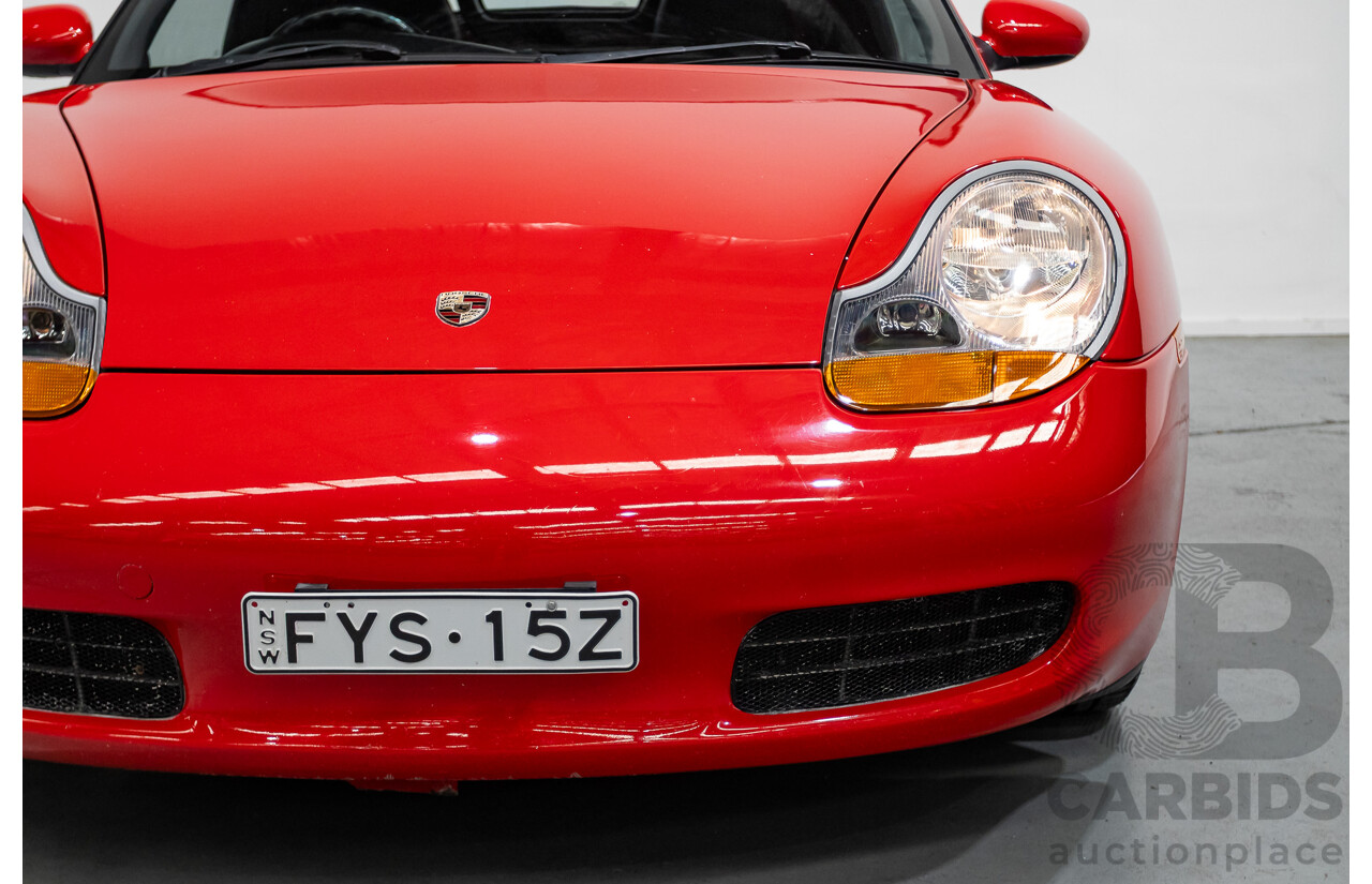 12/1998 Porsche Boxster 2d Roadster Rosso Red 2.5L