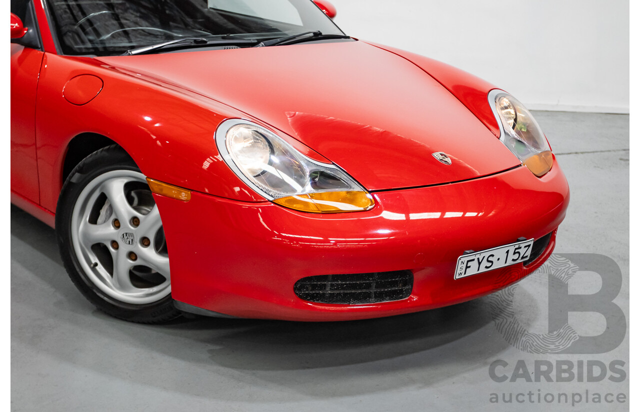 12/1998 Porsche Boxster 2d Roadster Rosso Red 2.5L