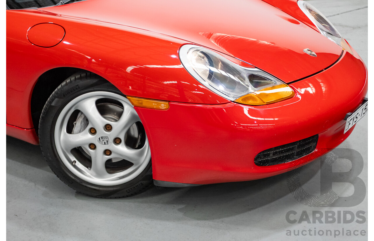 12/1998 Porsche Boxster 2d Roadster Rosso Red 2.5L