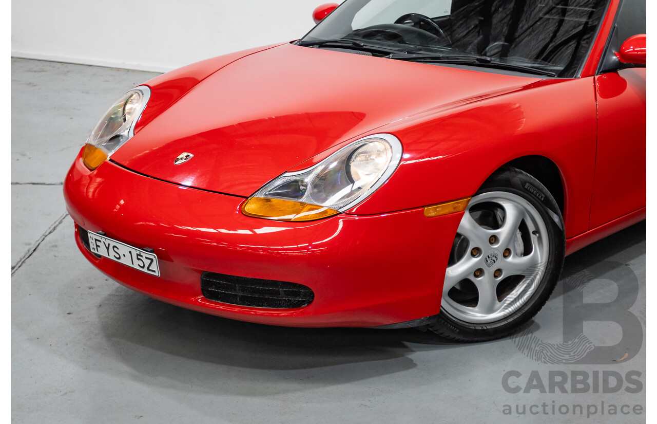 12/1998 Porsche Boxster 2d Roadster Rosso Red 2.5L