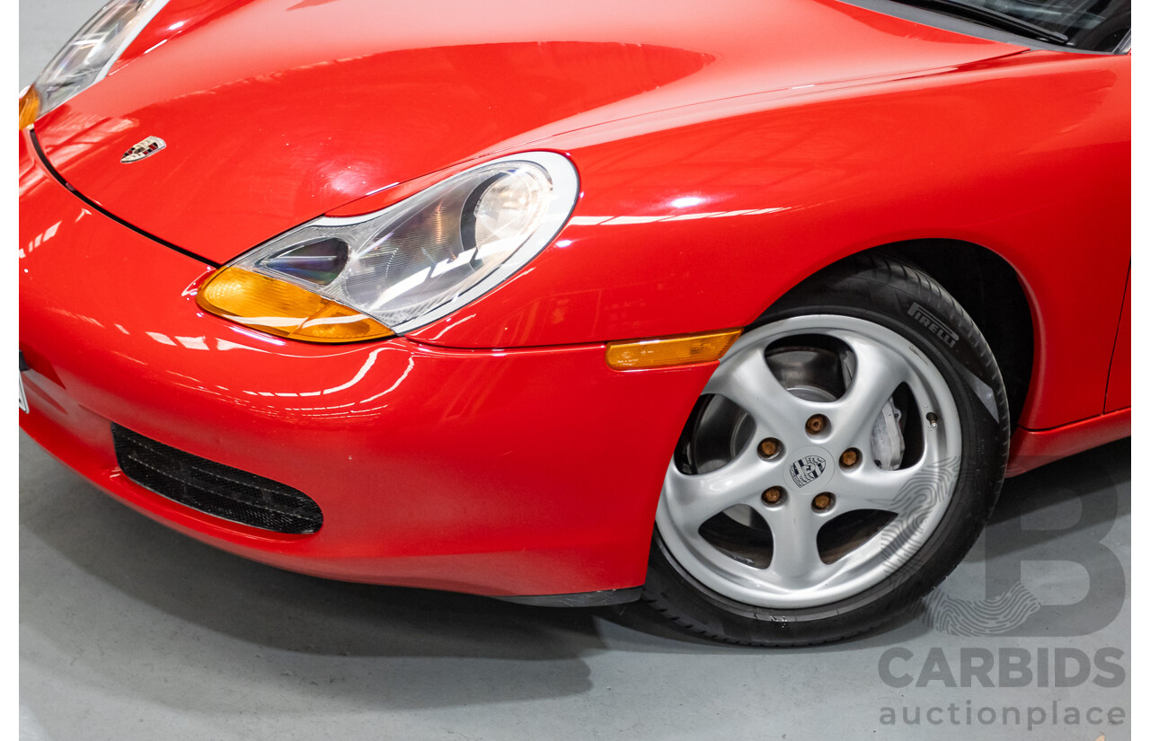 12/1998 Porsche Boxster 2d Roadster Rosso Red 2.5L
