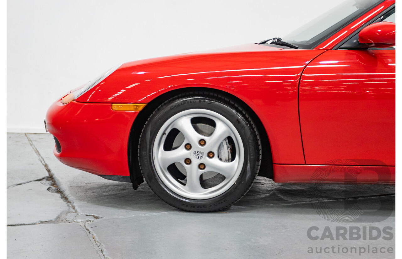 12/1998 Porsche Boxster 2d Roadster Rosso Red 2.5L