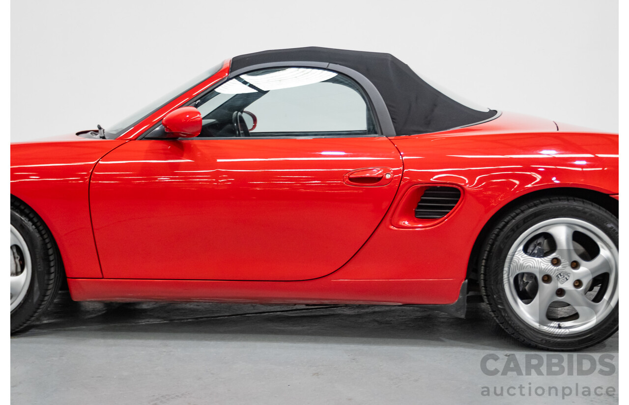 12/1998 Porsche Boxster 2d Roadster Rosso Red 2.5L