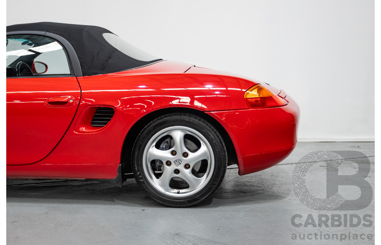 12/1998 Porsche Boxster 2d Roadster Rosso Red 2.5L