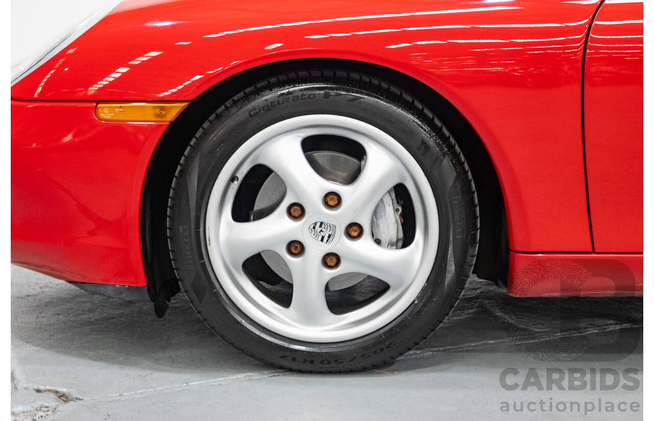 12/1998 Porsche Boxster 2d Roadster Rosso Red 2.5L