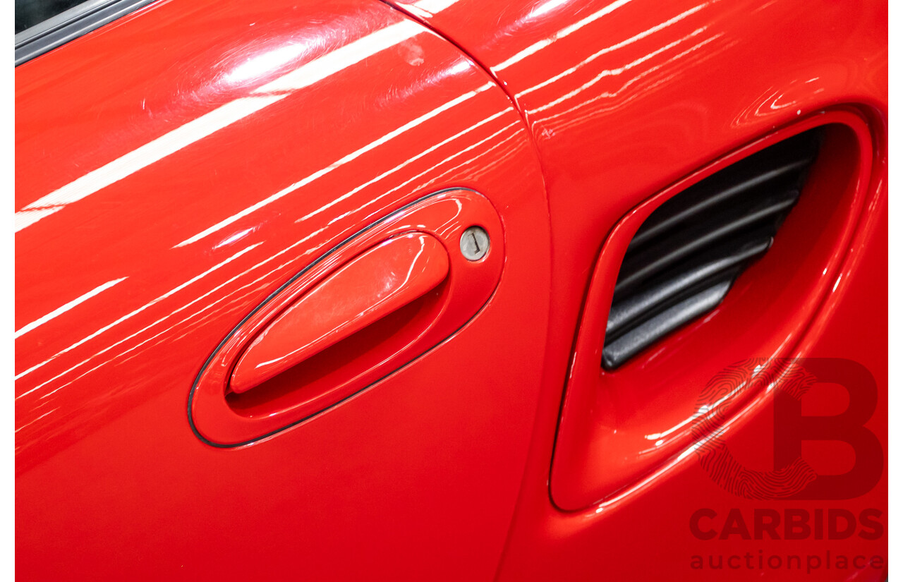 12/1998 Porsche Boxster 2d Roadster Rosso Red 2.5L