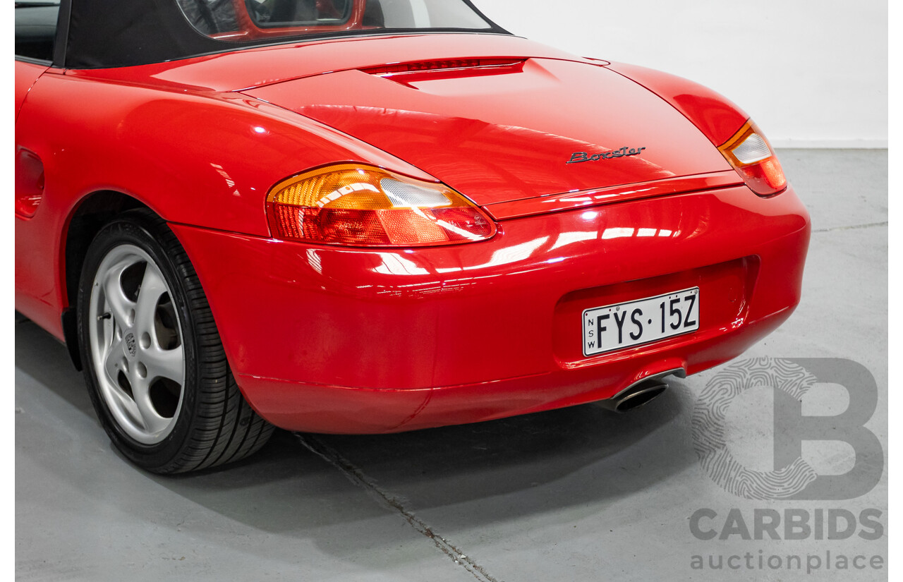 12/1998 Porsche Boxster 2d Roadster Rosso Red 2.5L