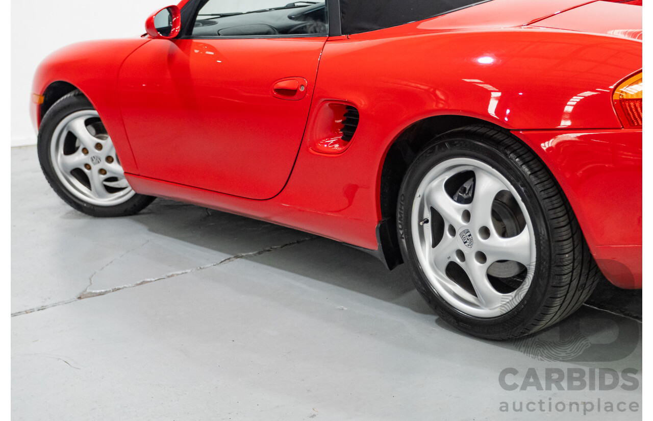 12/1998 Porsche Boxster 2d Roadster Rosso Red 2.5L