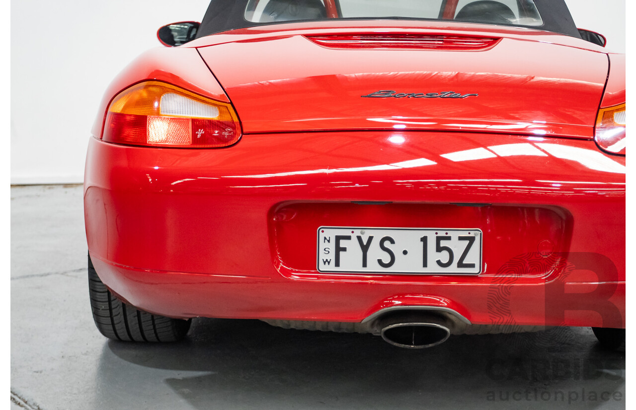 12/1998 Porsche Boxster 2d Roadster Rosso Red 2.5L