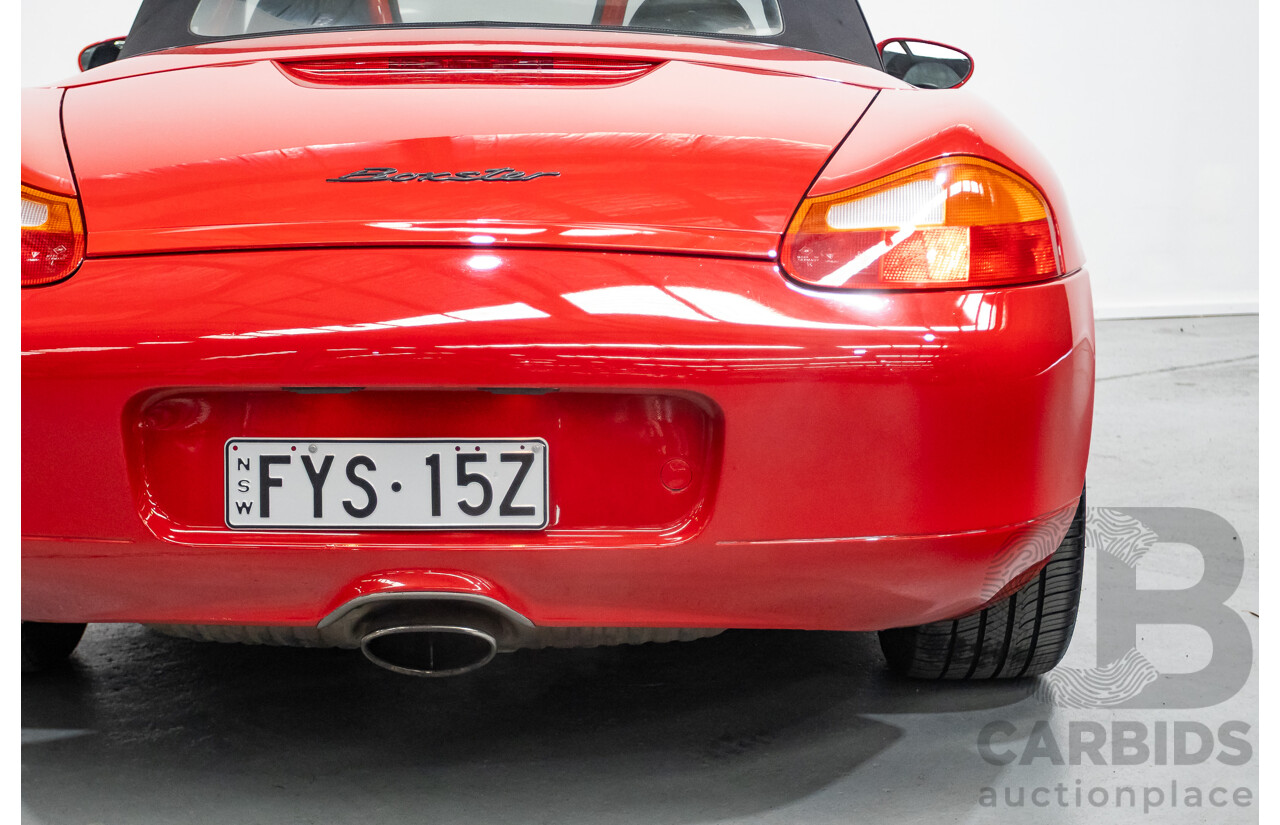 12/1998 Porsche Boxster 2d Roadster Rosso Red 2.5L