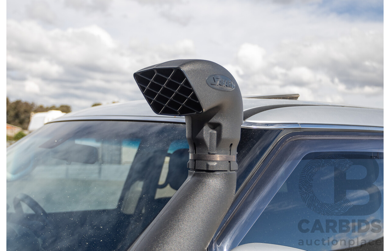 9/2015 Nissan Patrol Ti (4x4) Y62 Series 2 4d Wagon Brilliant Silver Metallic V8 5.6L