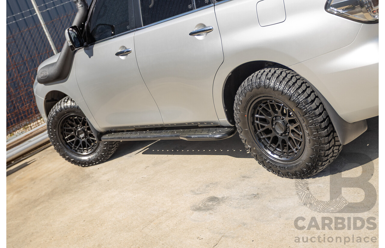9/2015 Nissan Patrol Ti (4x4) Y62 Series 2 4d Wagon Brilliant Silver Metallic V8 5.6L