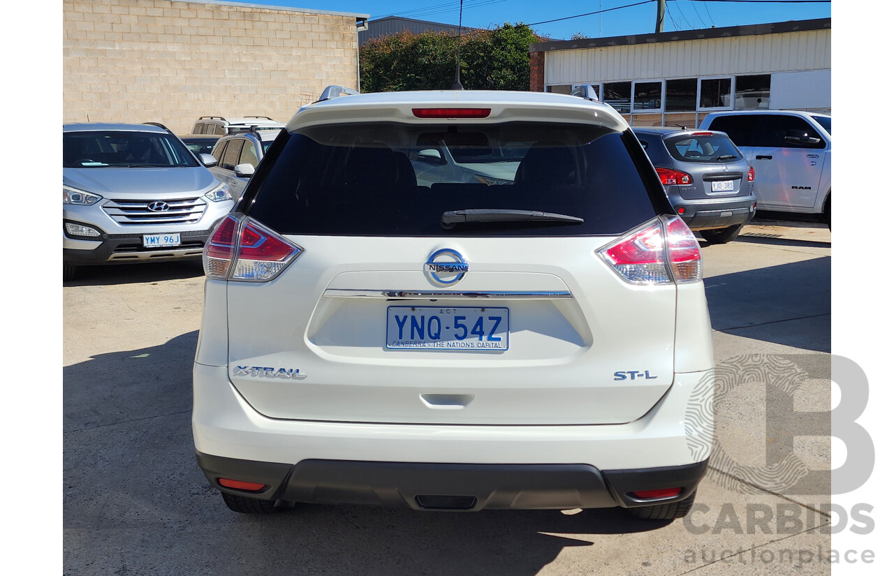 10/2014 Nissan X-Trail ST-L (fwd) T32 4d Wagon White 2.5L
