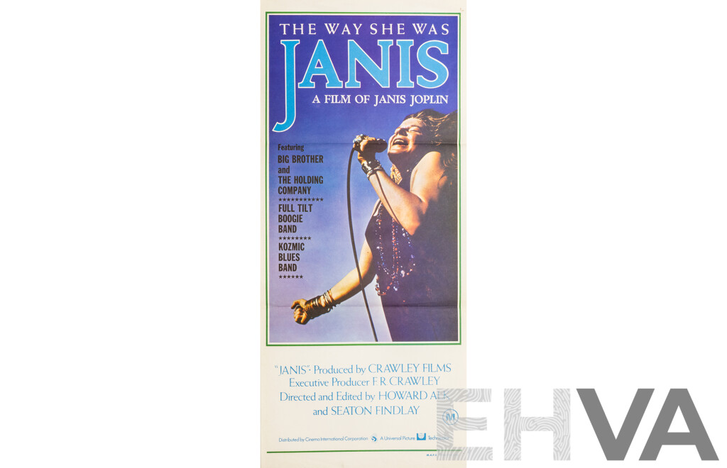 Janis: The Way She Was, A Film - Lot 1674123 | EHVA