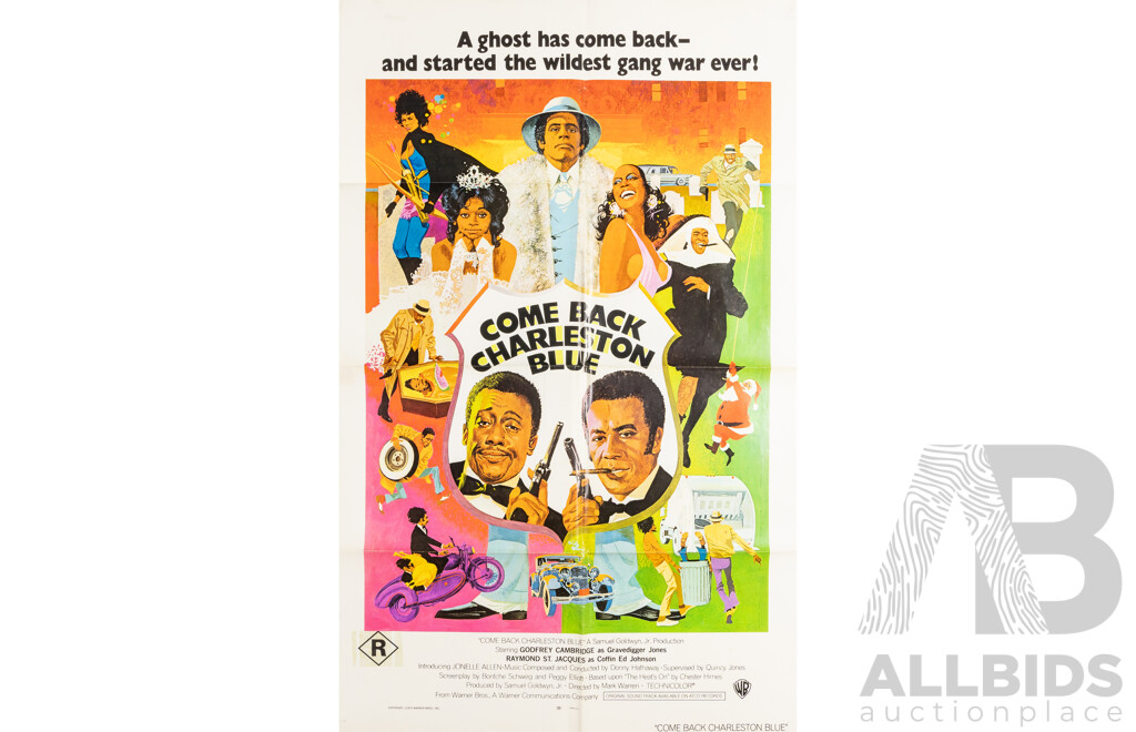 Come Back, Charleston Blue (1972), Original Australian One-Sheet Cinema Poster
