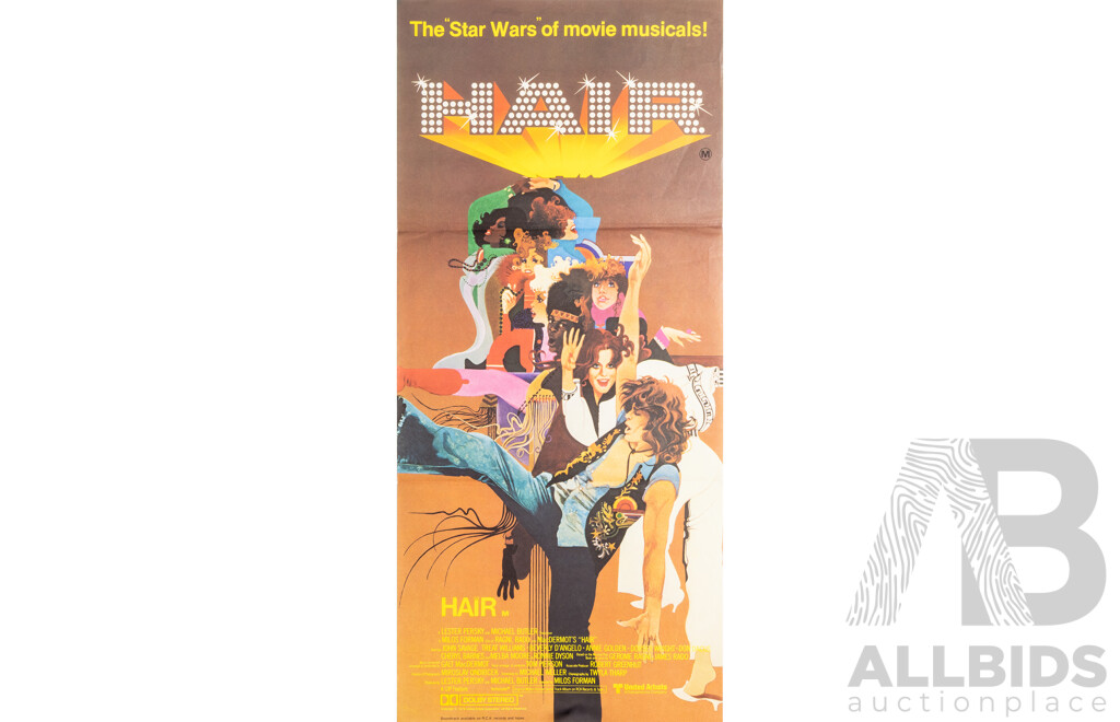 Hair (1979), Original Australian Daybill Cinema Poster
