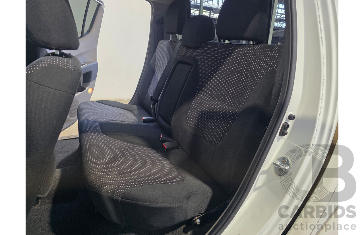08/2011 Mitsubishi Triton GLX-R (4x4) MN MY11 Double Cab Utility White 2.5L