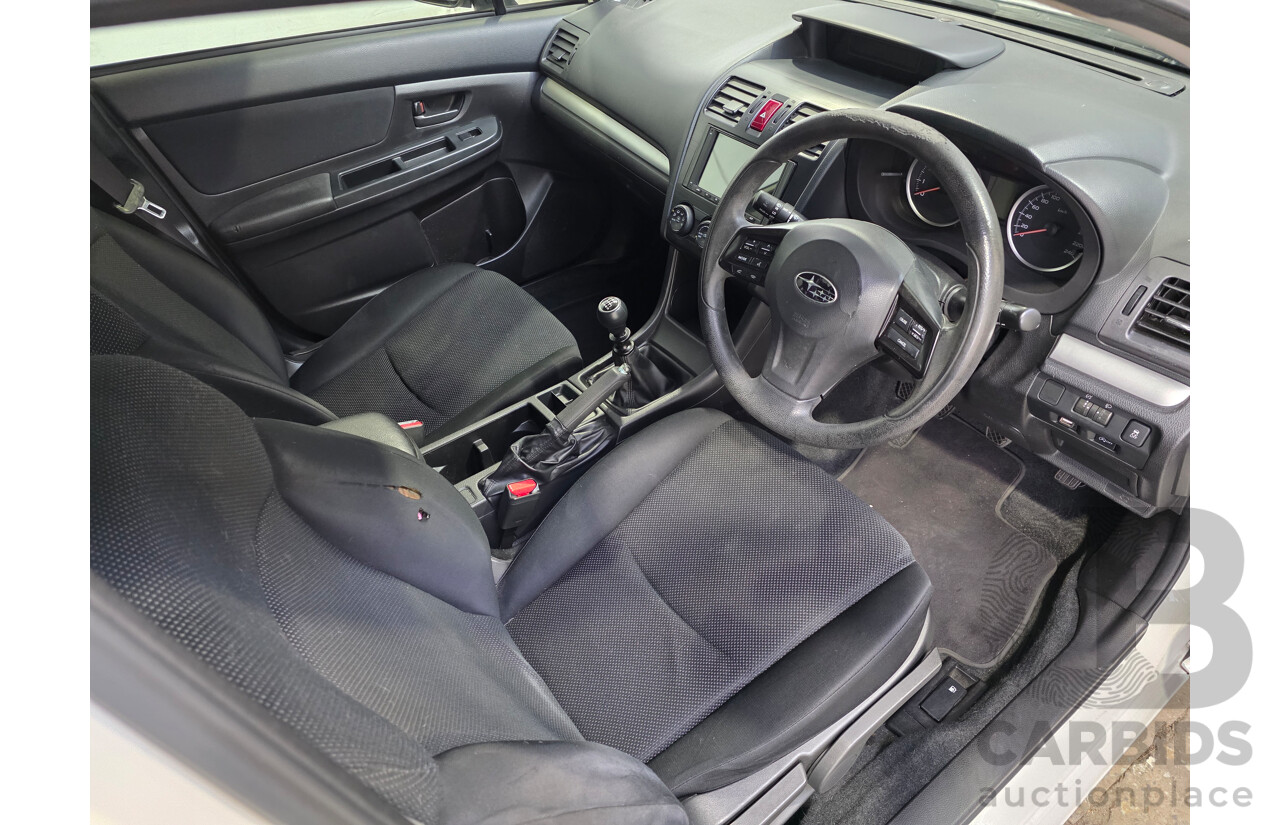 06/2012 Subaru Impreza 2.0i (AWD) MY12 5d Hatchback White 2.0L