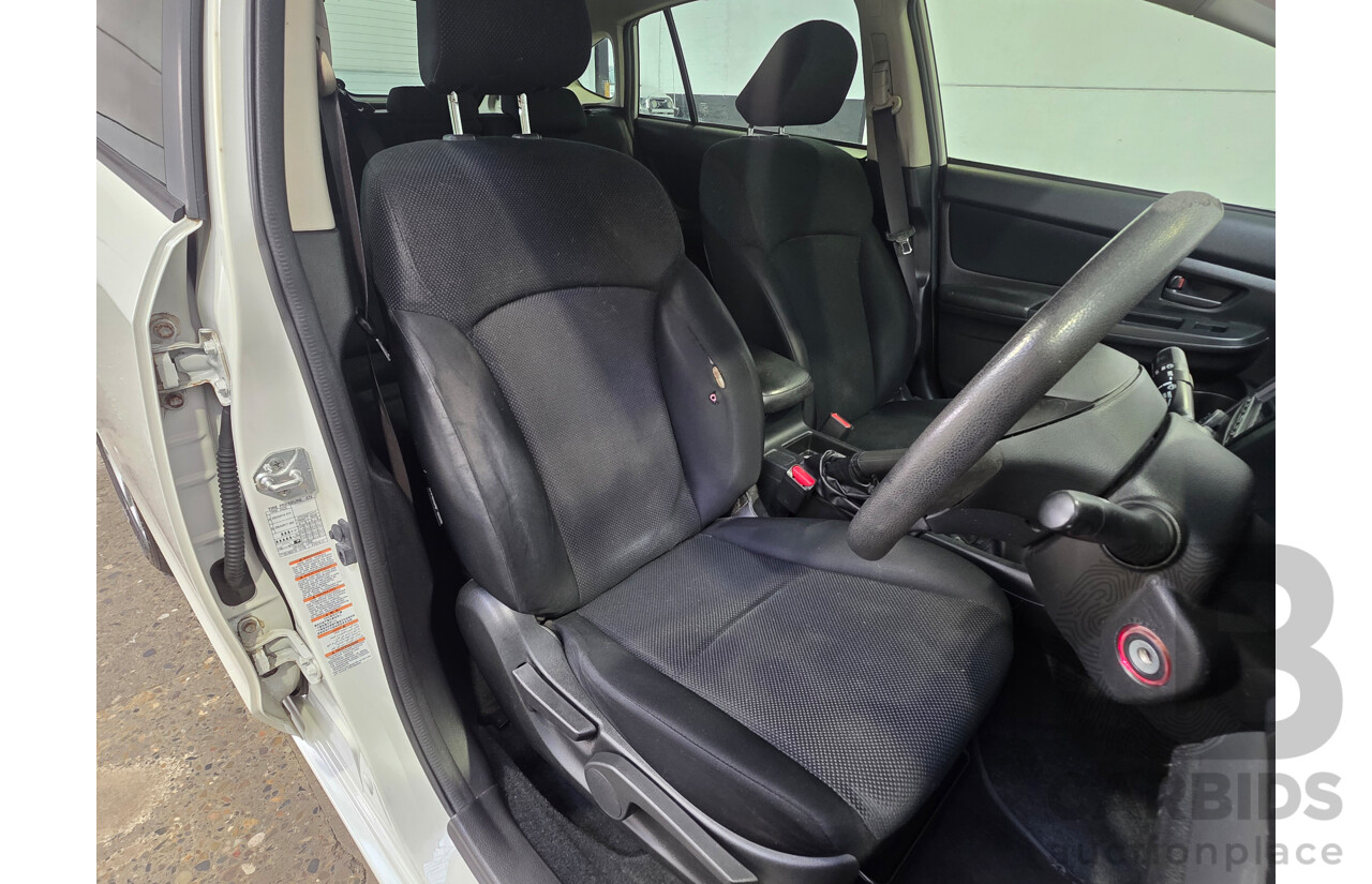 06/2012 Subaru Impreza 2.0i (AWD) MY12 5d Hatchback White 2.0L