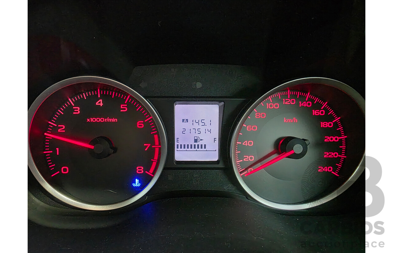 06/2012 Subaru Impreza 2.0i (AWD) MY12 5d Hatchback White 2.0L