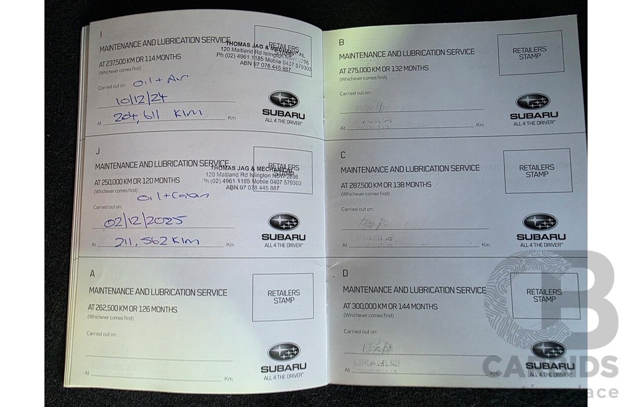 06/2012 Subaru Impreza 2.0i (AWD) MY12 5d Hatchback White 2.0L