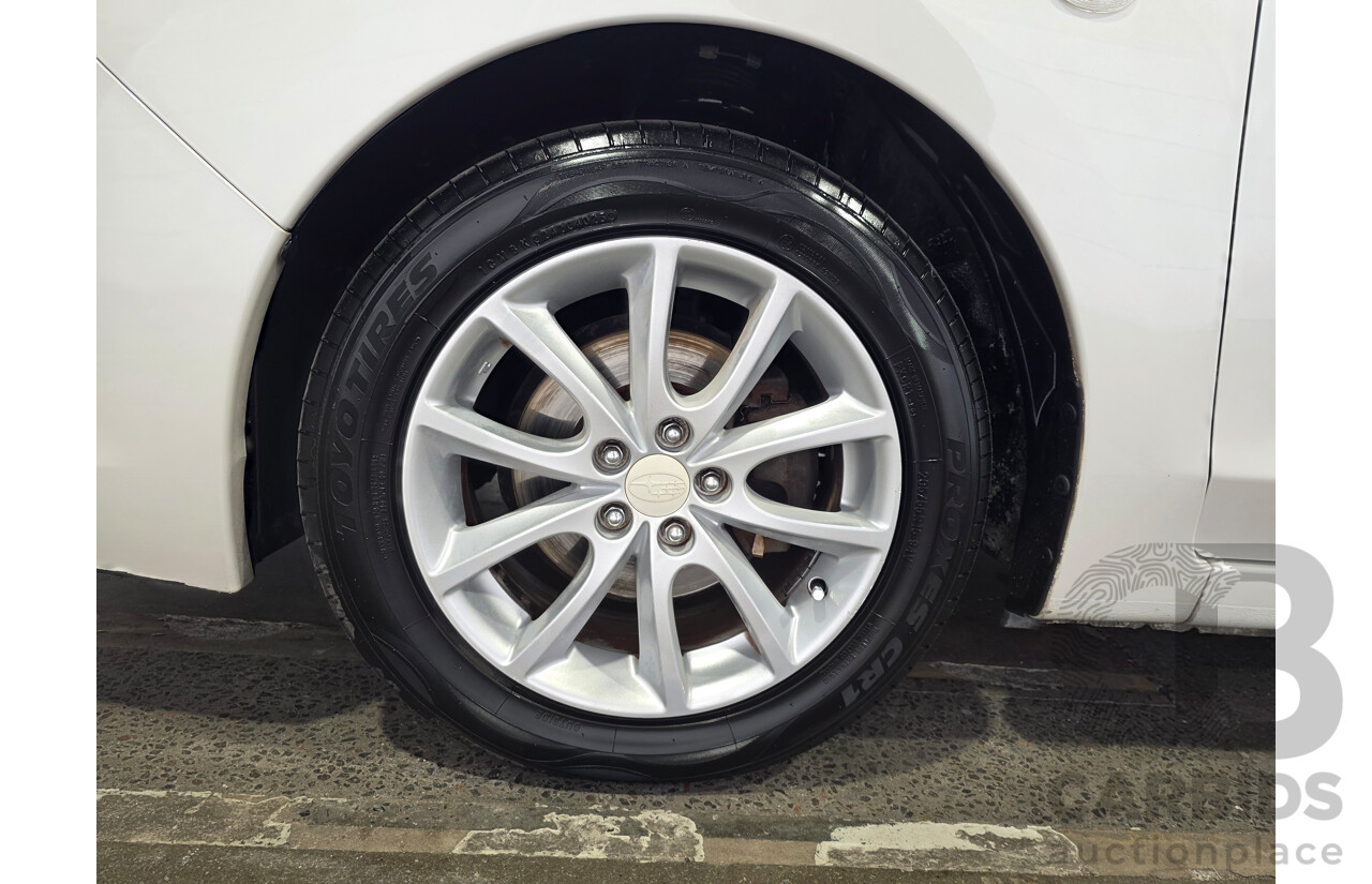 06/2012 Subaru Impreza 2.0i (AWD) MY12 5d Hatchback White 2.0L