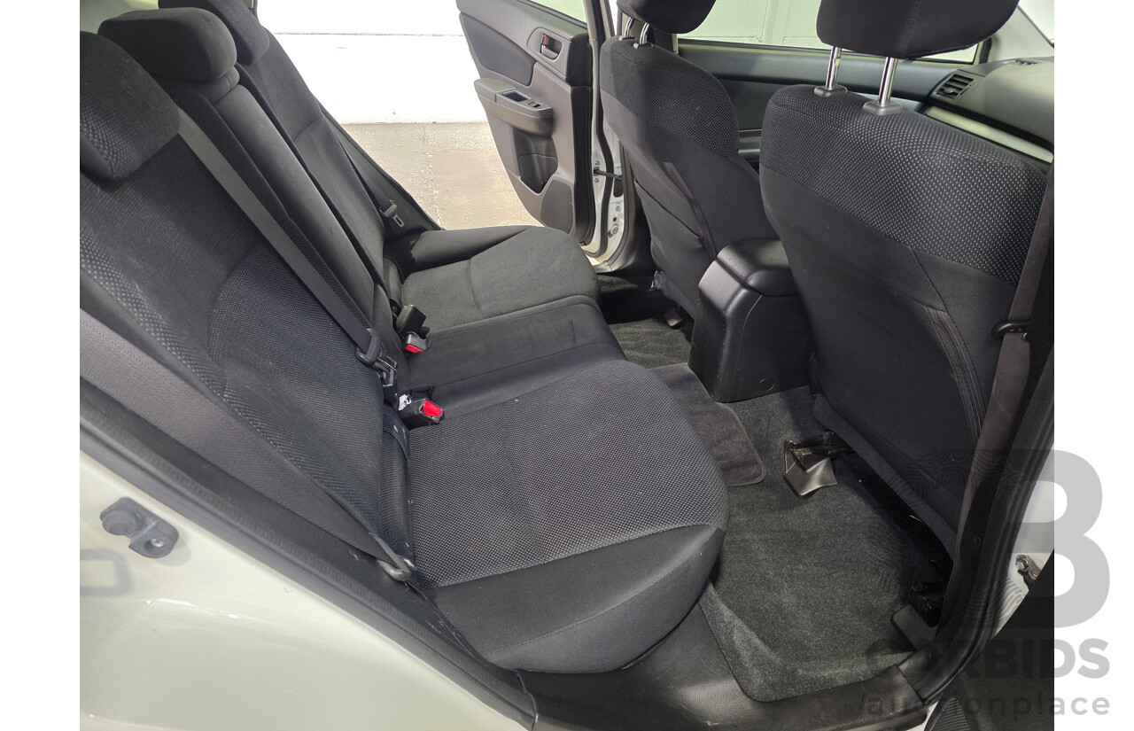 06/2012 Subaru Impreza 2.0i (AWD) MY12 5d Hatchback White 2.0L