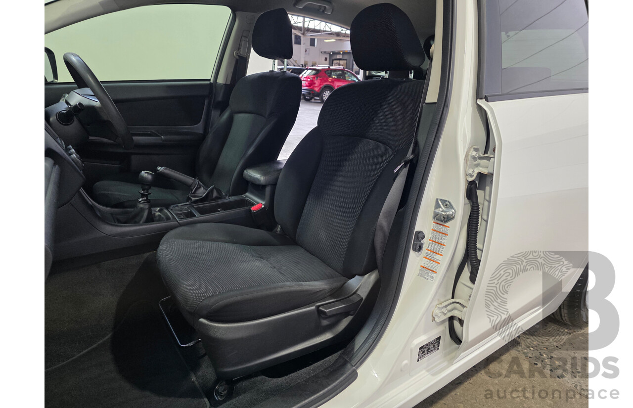 06/2012 Subaru Impreza 2.0i (AWD) MY12 5d Hatchback White 2.0L