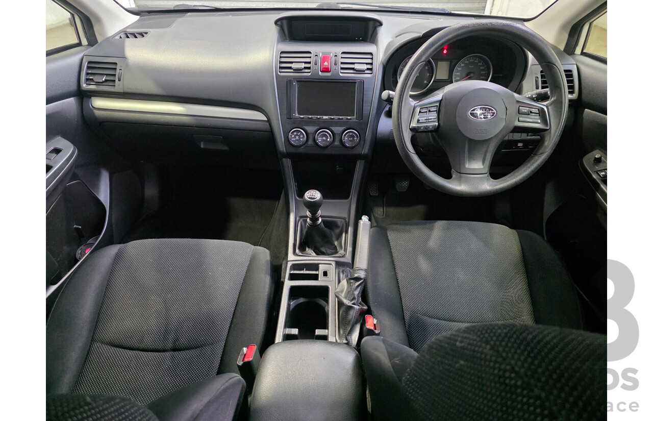 06/2012 Subaru Impreza 2.0i (AWD) MY12 5d Hatchback White 2.0L