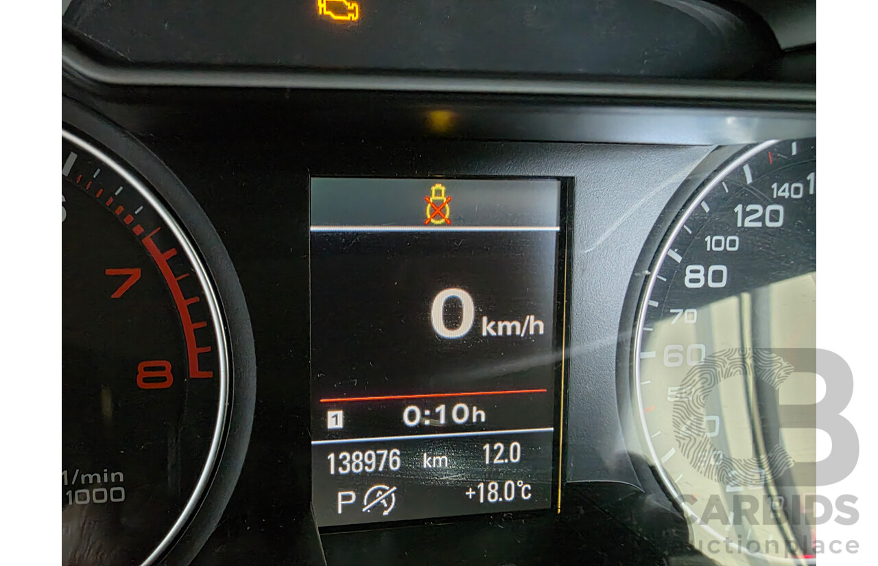 10/2013 Audi A4 2.0 TFSI QUATTRO AWD B8 (8K) MY14 4d Sedan White 2.0L