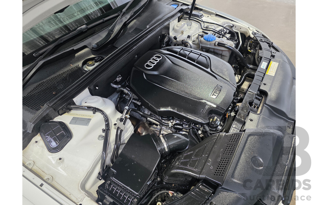 10/2013 Audi A4 2.0 TFSI QUATTRO AWD B8 (8K) MY14 4d Sedan White 2.0L