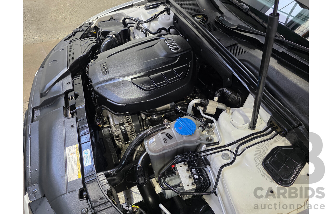 10/2013 Audi A4 2.0 TFSI QUATTRO AWD B8 (8K) MY14 4d Sedan White 2.0L