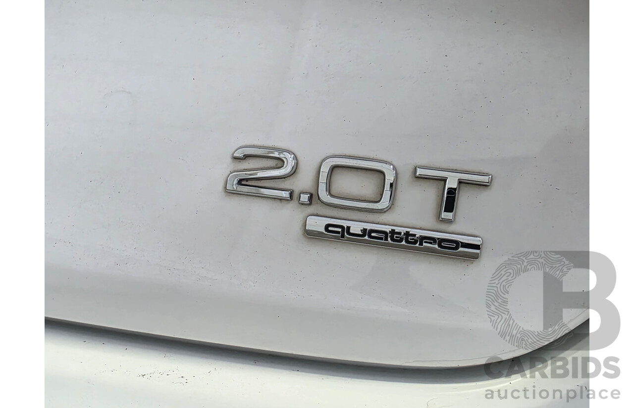 10/2013 Audi A4 2.0 TFSI QUATTRO AWD B8 (8K) MY14 4d Sedan White 2.0L