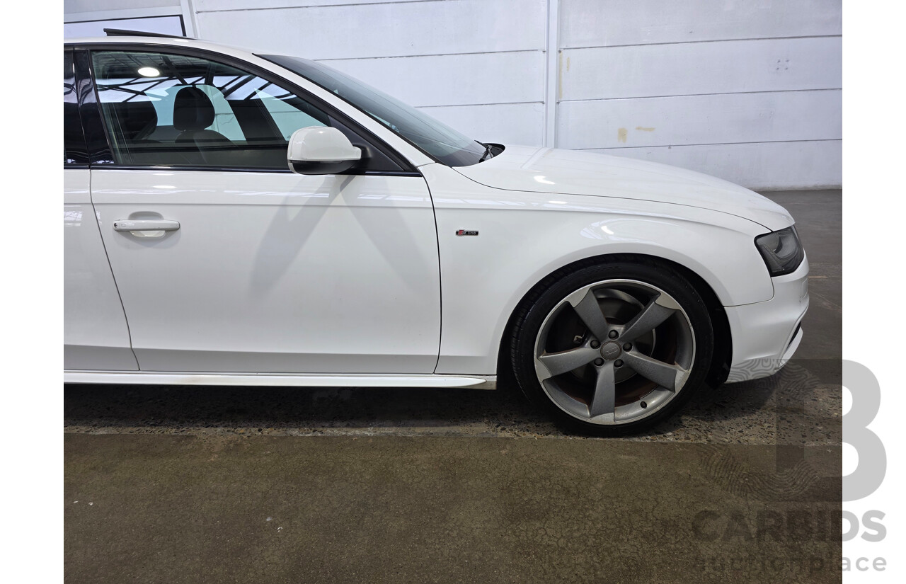 10/2013 Audi A4 2.0 TFSI QUATTRO AWD B8 (8K) MY14 4d Sedan White 2.0L