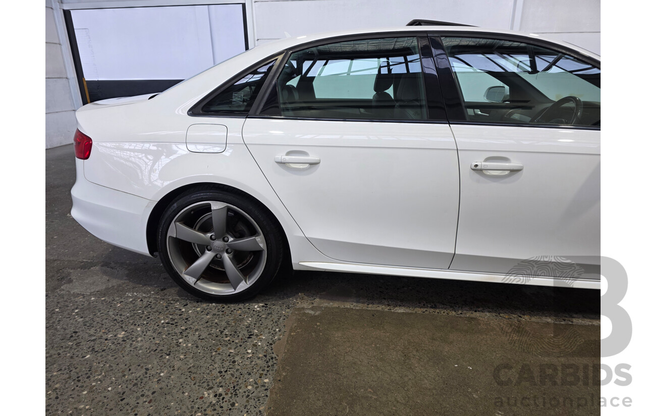10/2013 Audi A4 2.0 TFSI QUATTRO AWD B8 (8K) MY14 4d Sedan White 2.0L