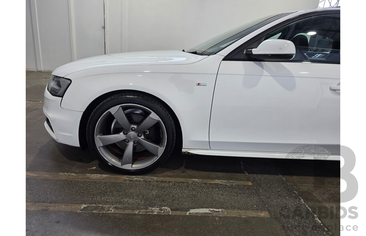 10/2013 Audi A4 2.0 TFSI QUATTRO AWD B8 (8K) MY14 4d Sedan White 2.0L