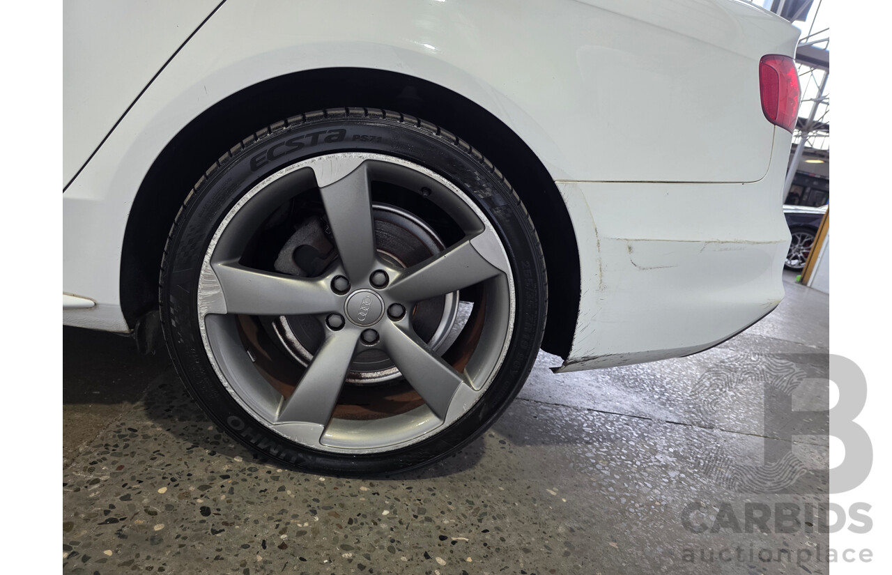 10/2013 Audi A4 2.0 TFSI QUATTRO AWD B8 (8K) MY14 4d Sedan White 2.0L