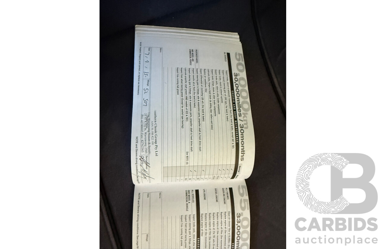 01/2013 Nissan Navara ST (4x4) D40 Dual Cab P/Up Black Turbo Diesel 2.5L