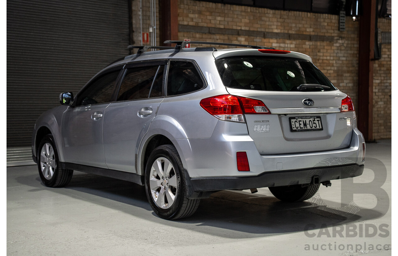 03/2012 Subaru Outback 2.5i Premium (AWD) MY12 4d Wagon Silver 2.5L