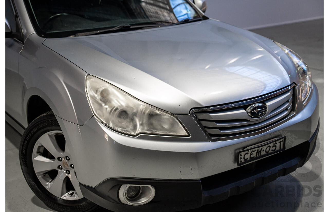 03/2012 Subaru Outback 2.5i Premium (AWD) MY12 4d Wagon Silver 2.5L
