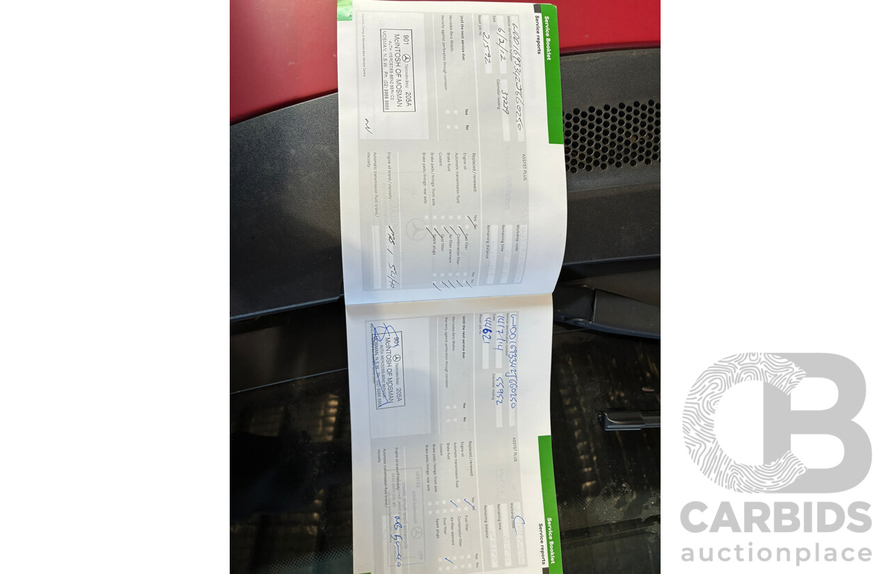 10/2008 Mercedes-Benz A200 Avantgarde W169 09 Upgrade 5d Hatchback Red 2.0L