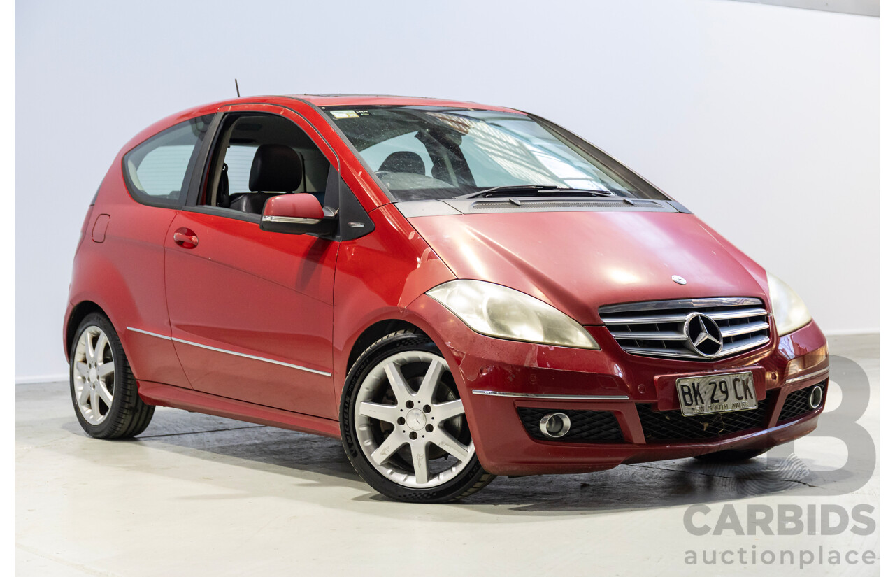 10/2008 Mercedes-Benz A200 Avantgarde W169 09 Upgrade 5d Hatchback Red 2.0L
