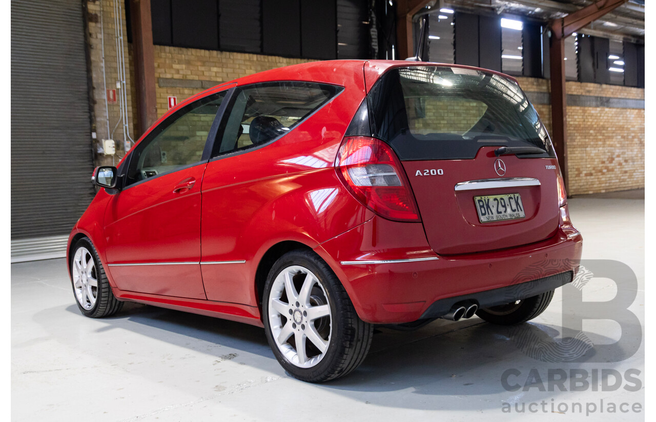 10/2008 Mercedes-Benz A200 Avantgarde W169 09 Upgrade 5d Hatchback Red 2.0L