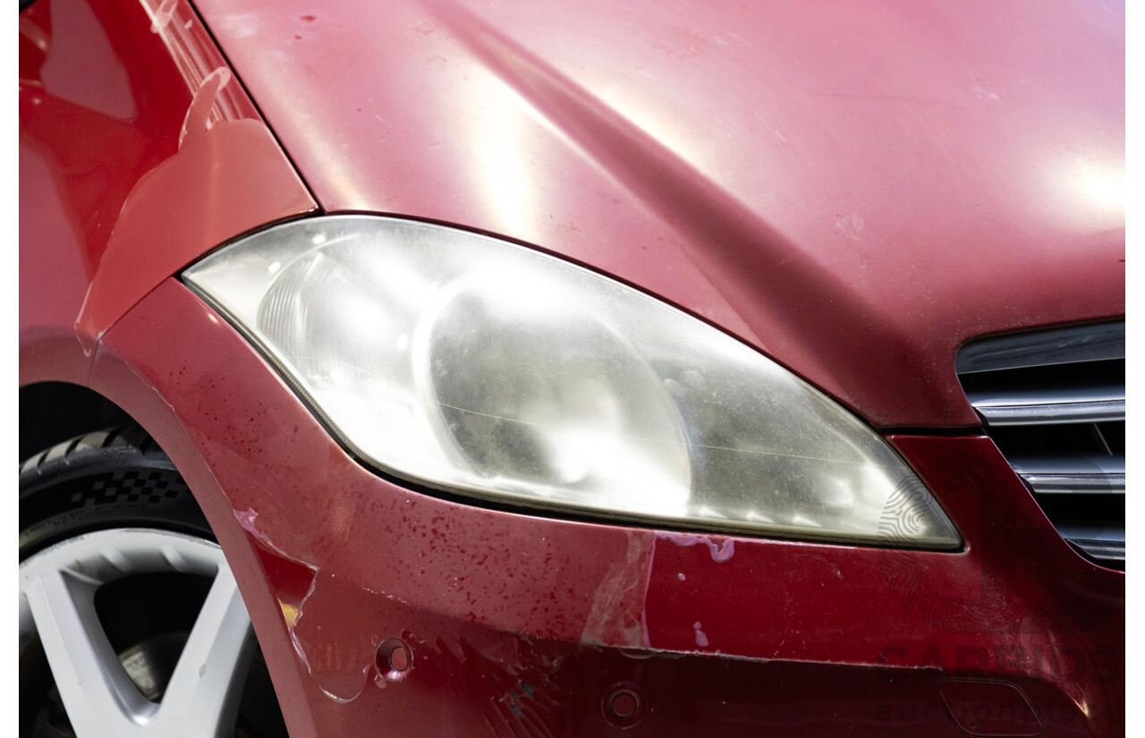 10/2008 Mercedes-Benz A200 Avantgarde W169 09 Upgrade 5d Hatchback Red 2.0L
