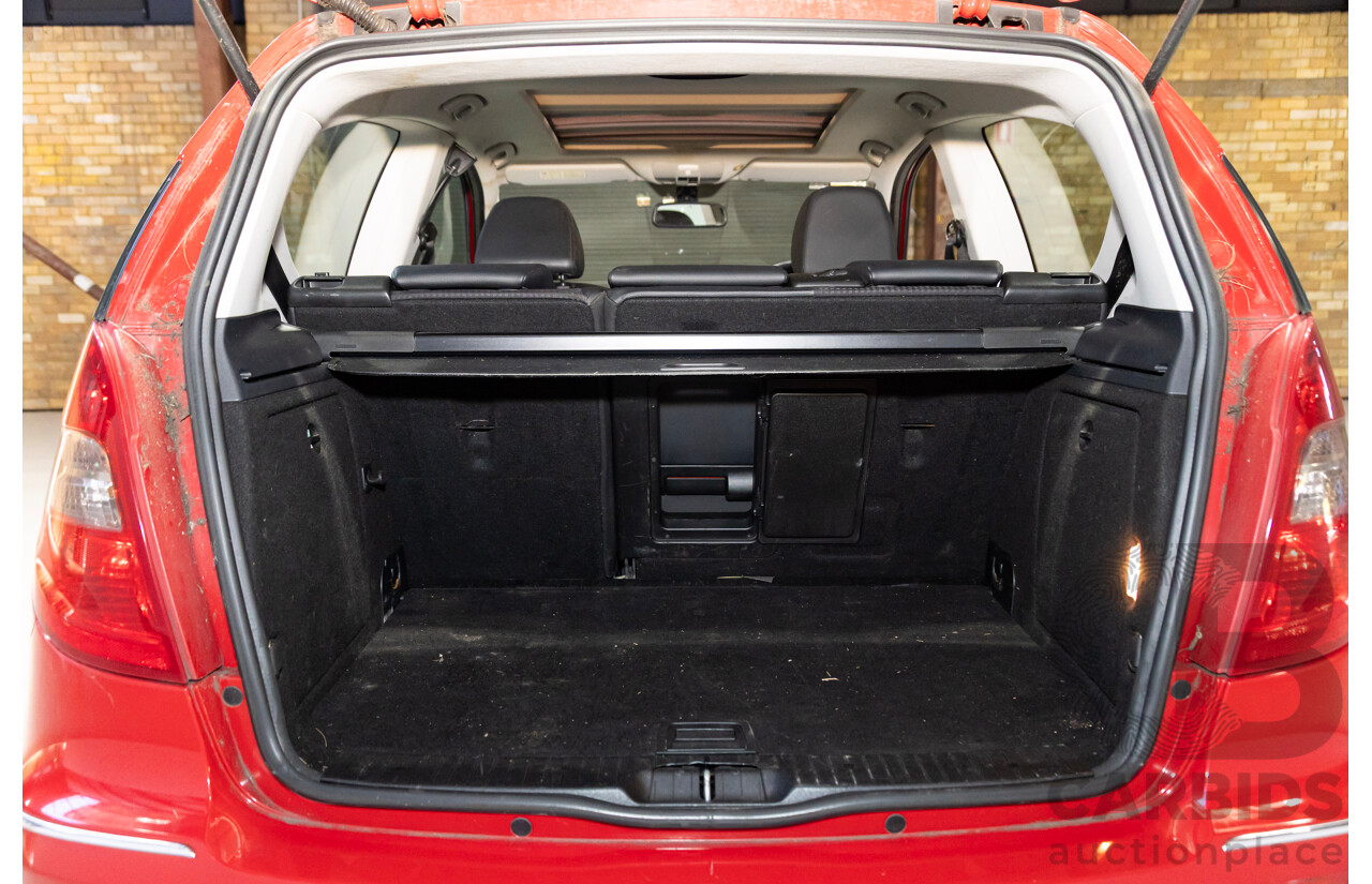10/2008 Mercedes-Benz A200 Avantgarde W169 09 Upgrade 5d Hatchback Red 2.0L