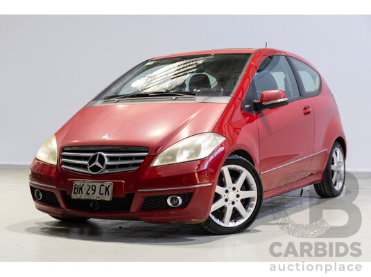 10/2008 Mercedes-Benz A200 Avantgarde W169 09 Upgrade 5d Hatchback Red 2.0L