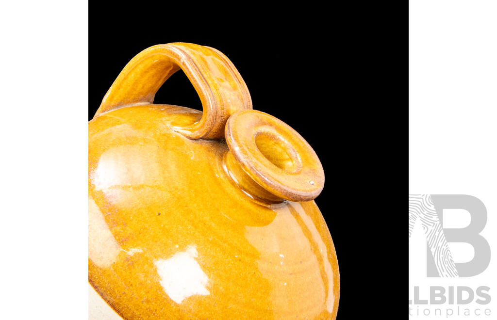 Vintage Bendigo Pottery Single Handled Salt Glaze Demijohn