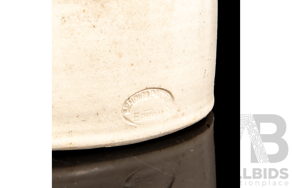 Vintage Bendigo Pottery Single Handled Salt Glaze Demijohn