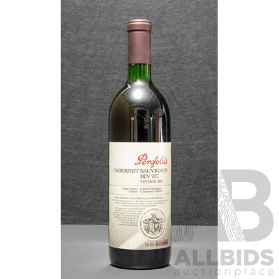 Penfolds Bin 707 Cabernet Sauvignon Vintage 1986